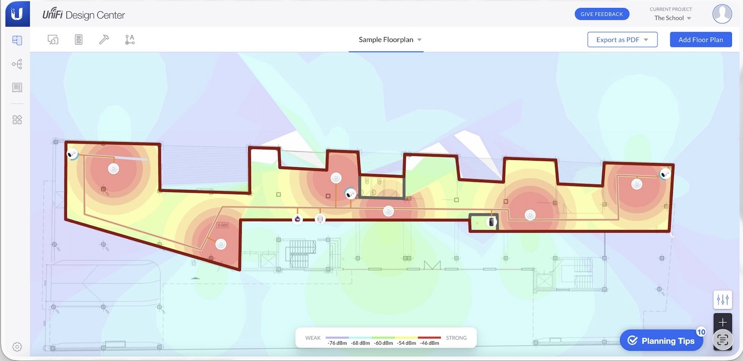 Network planning interface
